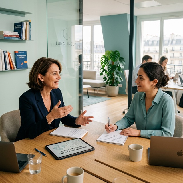 Business French coaching session